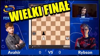 WIELKI FINAŁ TURNIEJU SZACHOWEGO STREAMERÓW ⚔ RybsonLoL vs AvahirEsport