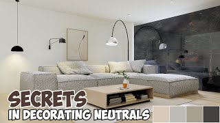 DISCOVER HOW TO DECORATE YOUR NEUTRAL LIVING ROOMS!