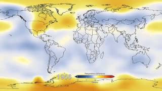 Five-Year Global Temperature Anomalies from 1880 to 2012