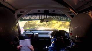 2014 Apple Valley Rally - SS1 - Aidan Peterson, Doug Austin. Daihatsu Charade