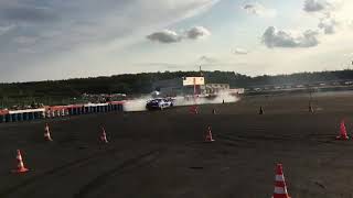 Drift mr2 doing donuts on Reisbrennen 2019 drift united sideways