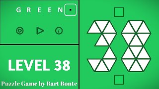 Green LEVEL 38 - Puzzle Game by Bart Bonte