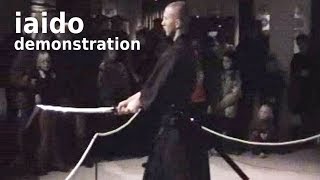 IAIDO, Japanese sword art demonstration in Malmö, Sweden, 2004