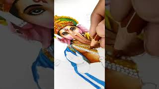 Ganesh & Laxmi Drawing🙏 | Diwali Special 🪔 #shorts #shortvideo