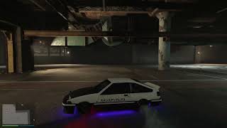 GTAonline GTA5 new DRIFT update! The Futo GTX is Initial D tofu delivery ready! Car meet test track