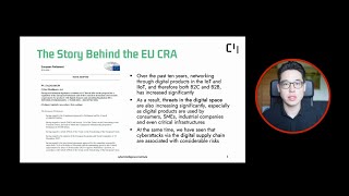 Professor Dr. Dennis-Kenji Kipker presents the new EU Cyber Resilience Act (CRA) in 30 minutes