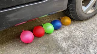 EXPERIMENTAL TEST | CAR VS WATER BALLONS