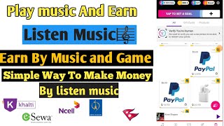 New Earning App In 2023.[Listen Music and Earn Money]🤫 Play Music Overnight And Money|🙀