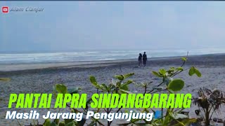 Suasana Terkini Pantai Apra Sindang Barang Cianjur selatan