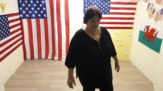 Until the Dawn line beginner line dance teach and demo