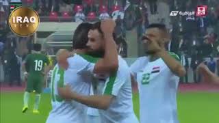 اهداف المنتخب العراقي على المنتخب السعودي مباراة ودية لودية تعليق فهد العتيبي 2018/2/28