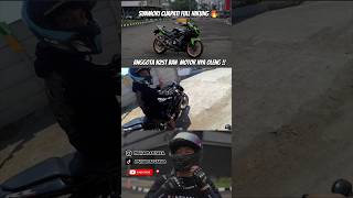 Full on YouTube : muhamad zaka🔥#shorts #ninjarr #2stroke #sunmori #motovlog #crash #cornering #2tak