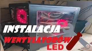 ❄️Montaż wentylatorów LED Genesis w obudowie PC'ta🖥