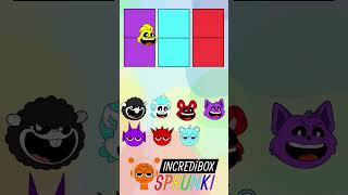 Smiling Critters vs Incredibox Sprunki pass the color game level 888 #shorts #coloring