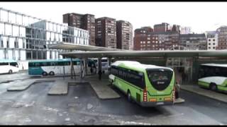 La estación temporal de TERMIBUS 🚌 en BILBAO empieza a funcionar.