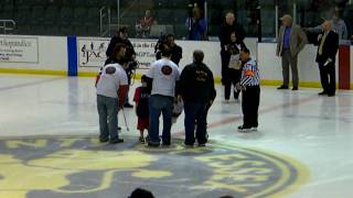 03/22/09 - Jersey Rockhoppers Final Home Game of the 2009 Season - Puck Drop - Ron Duguay