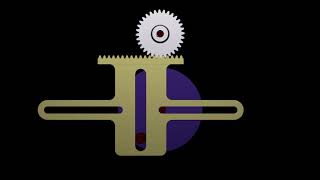 Scotch Yoke Rreciprocating Mechanism