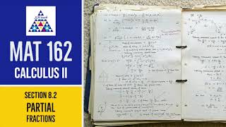 Partial Fractions (Section 8.2 Part 2)