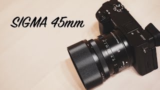 SIGMA 45mm F2.8 DG DN ファーストインプレッション ボケ比較あり