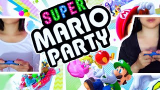 ASMR | Playing Mario Party for the First Time Ever Together 🎮 Two-Player Gameplay