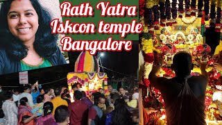 Rath Yatra, Iskcon temple। Bangalore, Karnataka। Assamese vlog। Bangalore diary