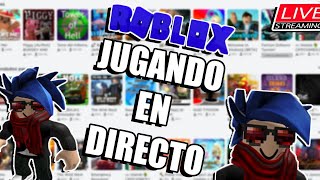 JUGANDO ROBLOX EN DIRECTO CON SUBS!!!