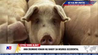 AMA DIUMANO KINAIN NG BABOY SA NEGROS OCCIDENTAL