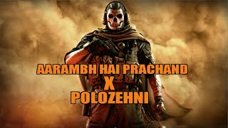 Aarambh hai prachand 🔥 x 🙏 cod Ghost attitude