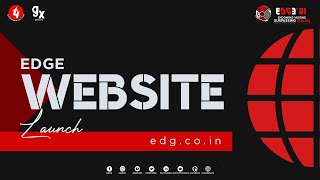 Official Website Launch - edg.co.in | EDGE'21  | GEEKONIX | Techno Main Salt lake