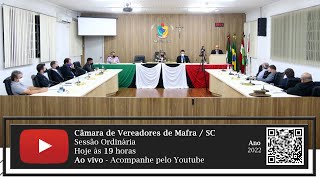 Sessão ordinária - 05 de Setembro de 2022 - MAFRA/SC