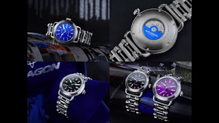 Aragon Millipede EVO GMT Automatic with SII NH34,