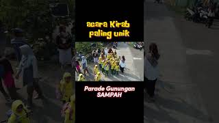 acara paling unik KIRAB GUNUNGAN SAMPAH #shorts #drone #unique