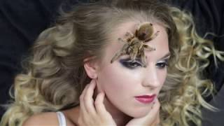 Making Of Exoten Beauty Portrait Fotoshooting mit Vogelspinne Rosi