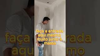 FERRAMENTA INCRÍVEL para CANTOS DRYWALL #shorts #short #viral #trending #lifehacks #drywall #diy