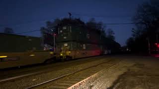 NS 4278 AC44C6M leads NS 23G with a SAAHC hornshow through  Piscataway,NJ