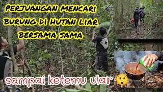 perjuangan yg penuh subuah tantangan, berburu burung di hutan liar