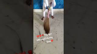 #viral #cleaningmotivation #kitchencleaning #motivation |my little angel cleaning home|