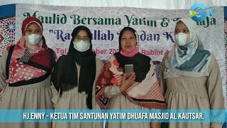 Maulid bersama yatim & Dhuafa, Masjid Al Kautsar GTP Tapos Santuni 70 Anak