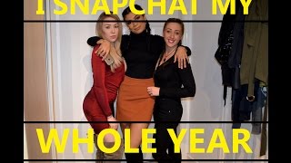 I SNAPCHAT MY WHOLE YEAR | JESSICATALLULAH