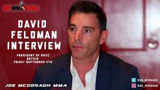 BKFC President DavidFeldman speaks on BKFC12, Thiago Alves debut