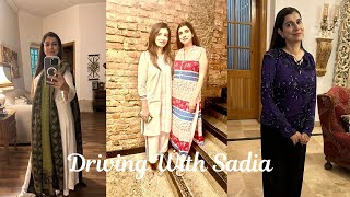 Driving With Sadia 💕 Arshad Nadeem we are Proud of you 💕 Vlog 504