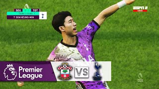 Southampton v Tottenham  - Premier League 2021/22 | PES 2021 Realism Mod Prediction