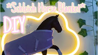 Schleich DIY! How To Make A Blanket For Schleich Horses |Phoenix Stables