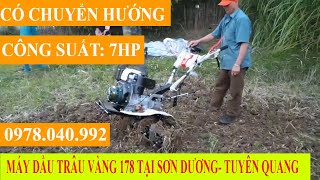 Giao máy xới đất 178 Trâu vàng tại Sơn Dương-Tuyên Quang