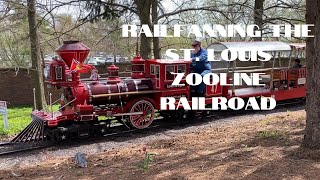 Railfanning the St. Louis Zooline Railroad 4/7/23