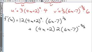 11-12 G Chain rule with Product and Quotient Rule