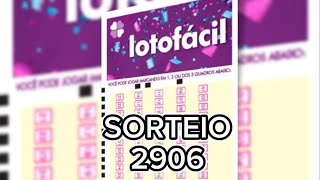 Resultado Lotofácil 2906 - 16/09/2023