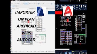 IMPORTER UN PLAN ARCHICAD VERS AUTOCAD