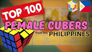 Philippines' Beautiful and Fastest Speedcubers 🇵🇭