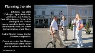 Newport, RI: Part 1;Washington Square's new Horse Trough Fountain